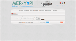 Desktop Screenshot of mer-yapi.com